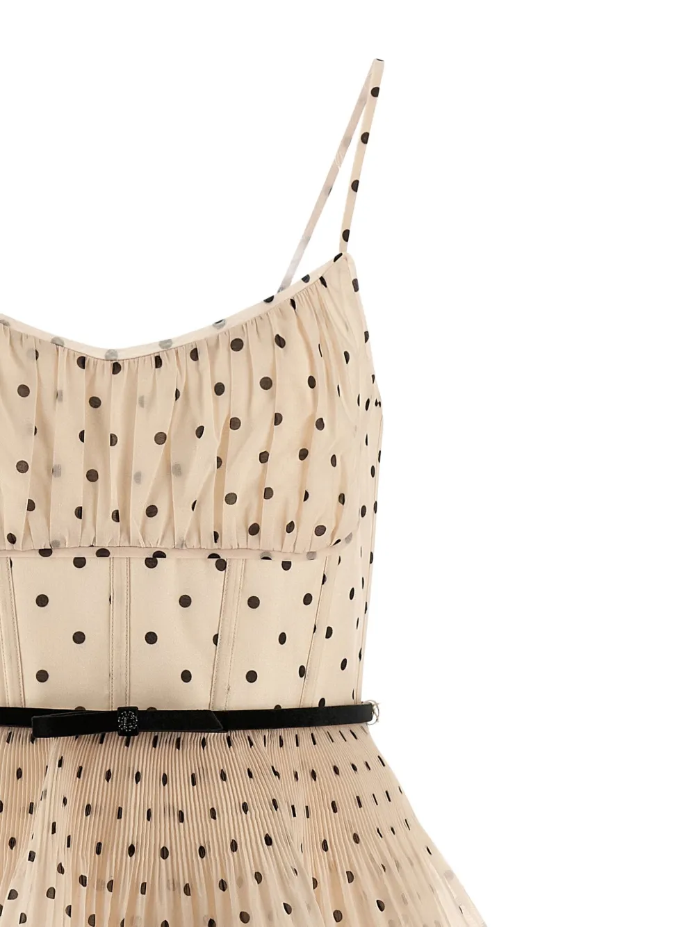 Zimmermann Pleated Tiered Midi Dresses Beige In Neutral