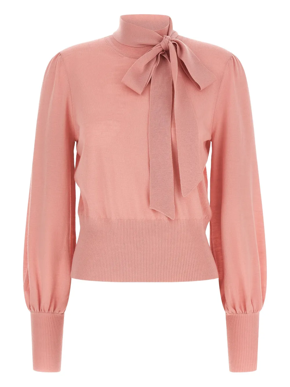 ZIMMERMANN suéter con moño en el cuello | rosado | Image 1