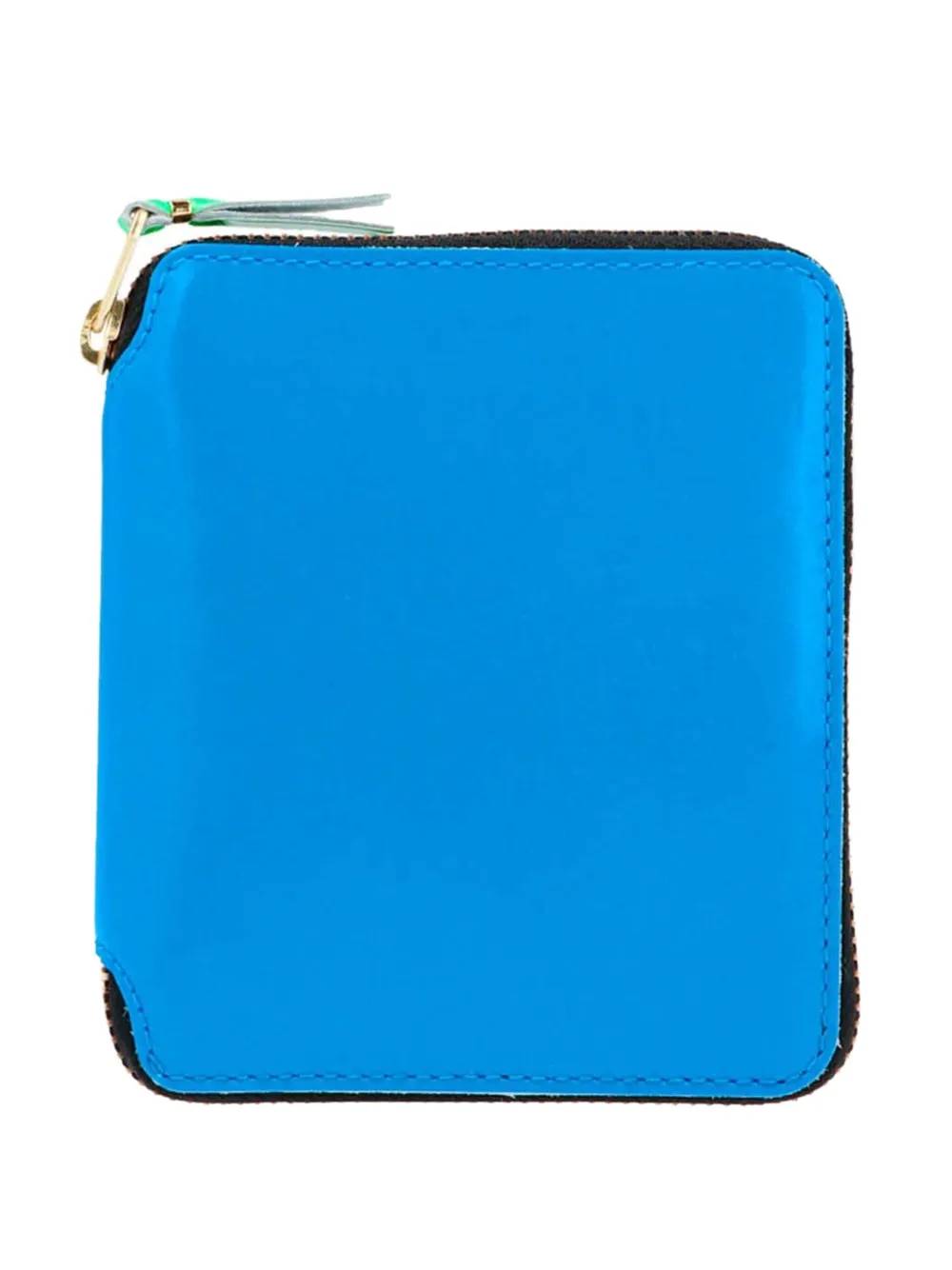 Comme Des Garçons Super Fluo Wallet In Blue
