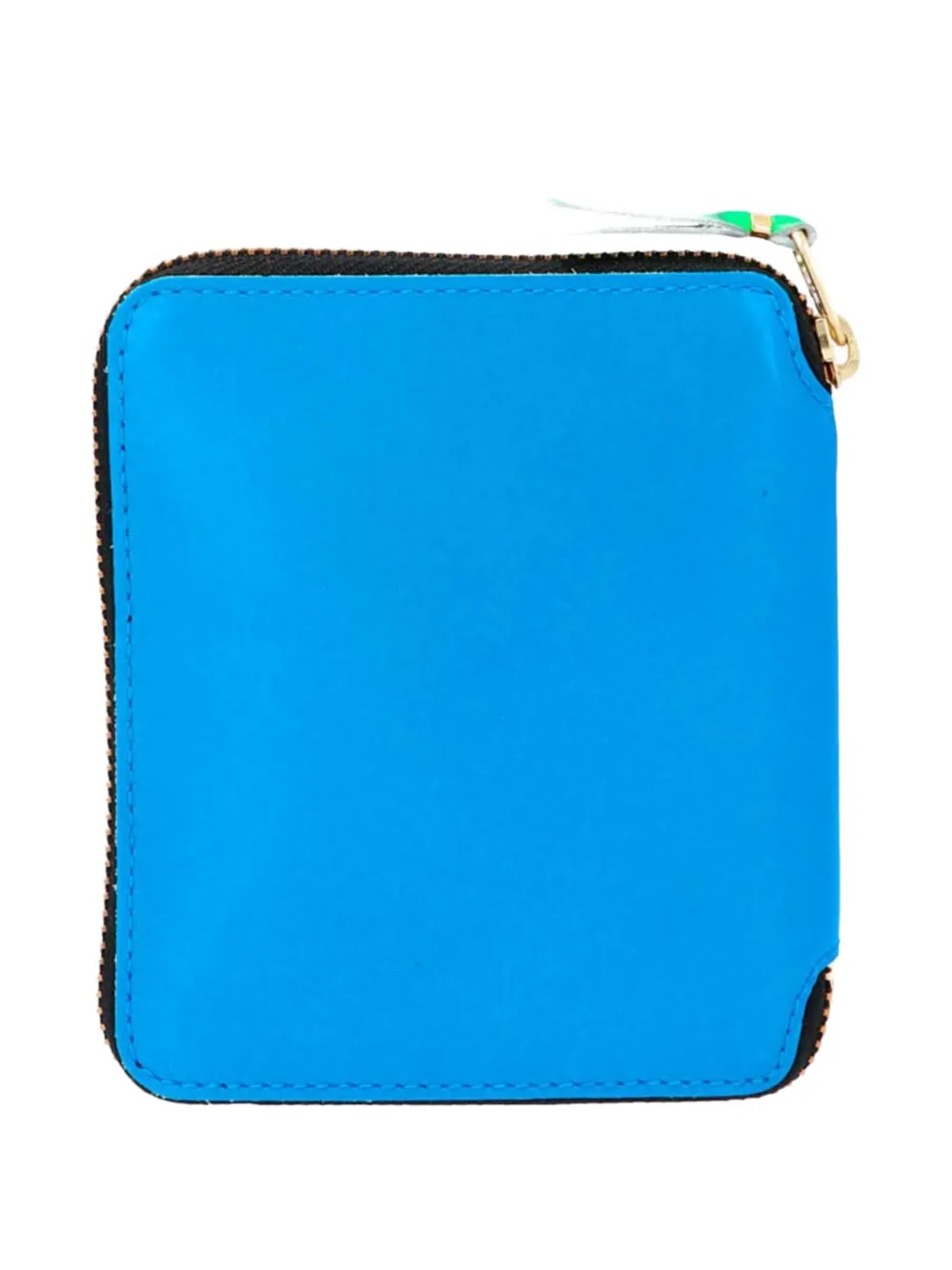 Comme Des Garçons Super Fluo Wallet In Blue