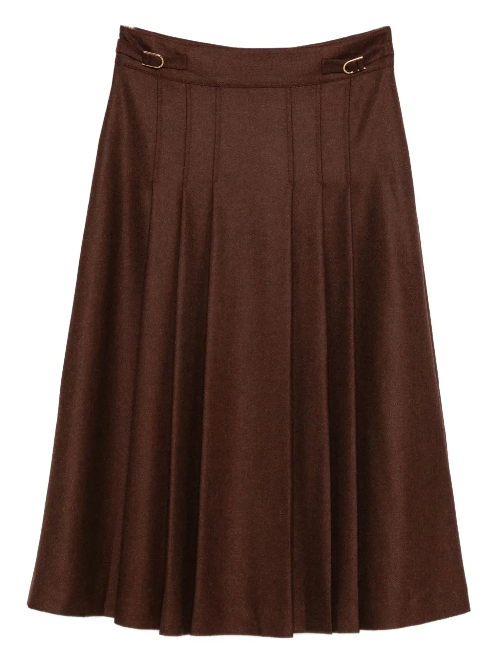 Gabriela Hearst Pleated Skirt In Brown