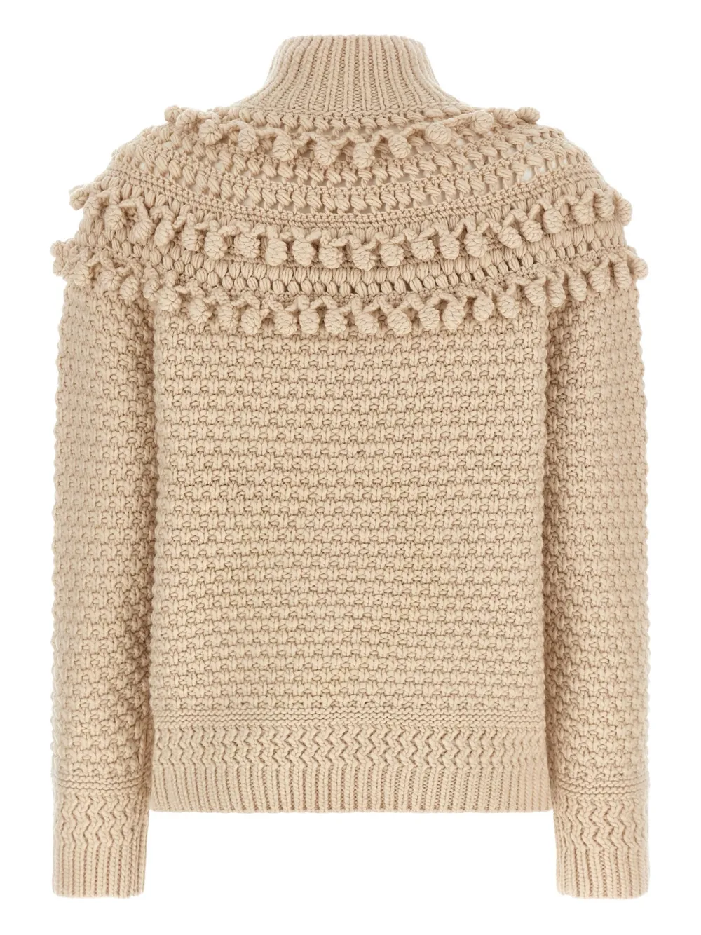 ZIMMERMANN Hypnotic Bauble pompom-detail sweater | Knitted Sweaters | Image 2