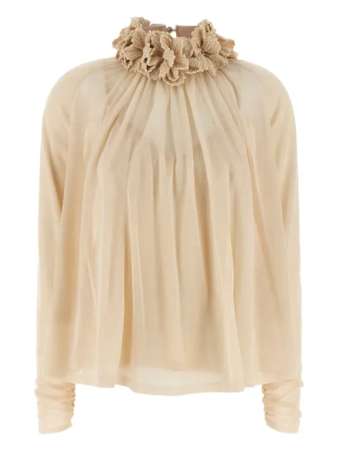ZIMMERMANN Hypnotic crochet-trim blouse