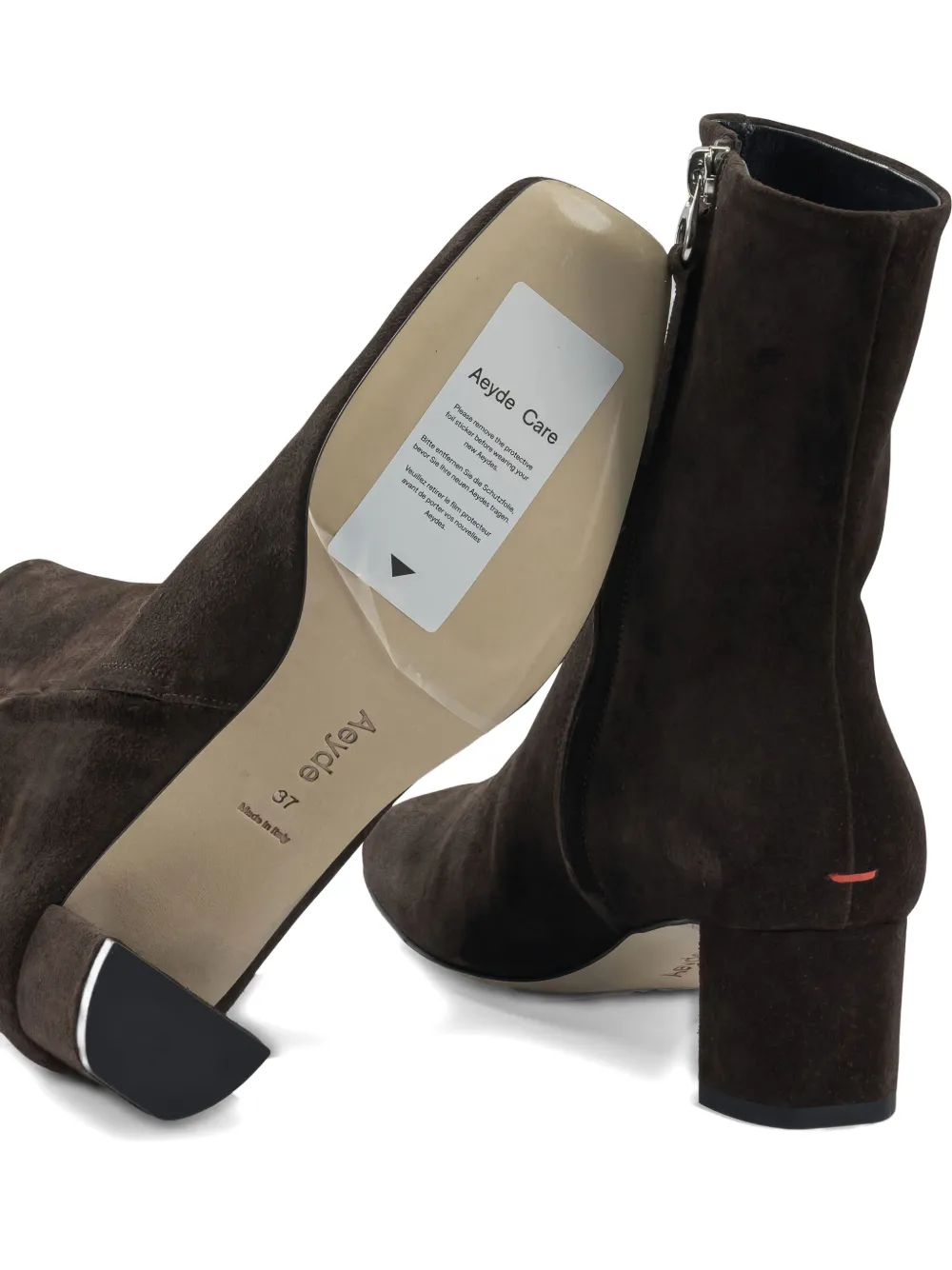 Aeyde 45mm Millie Boots In Brown