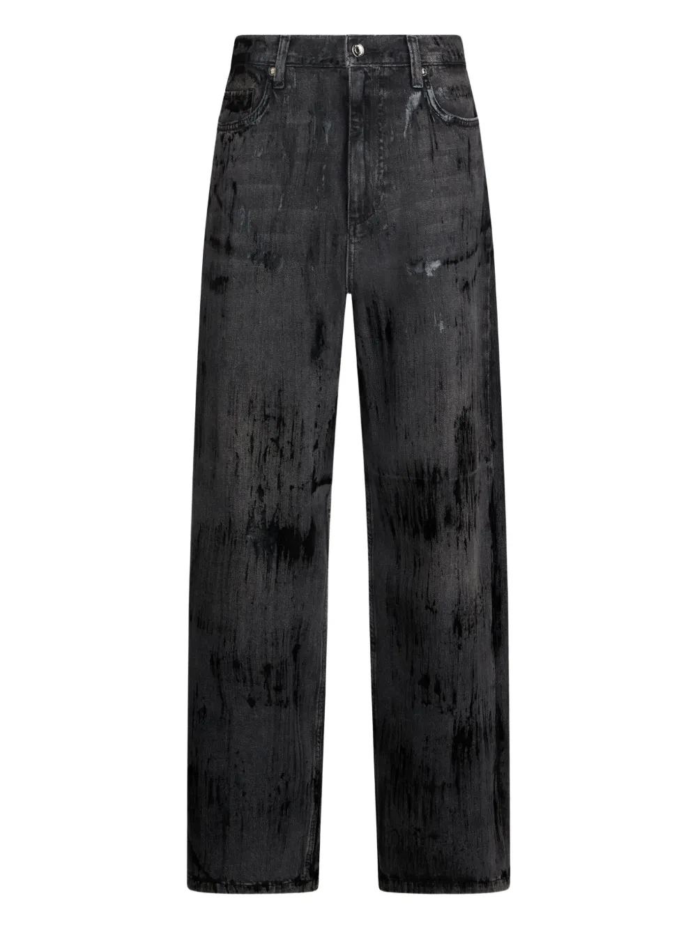 LIU JO coated flared jeans | Black | Image 1