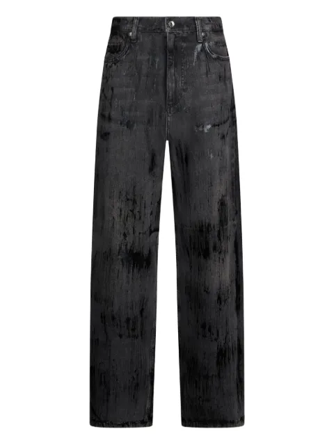 LIU JO coated flared jeans
