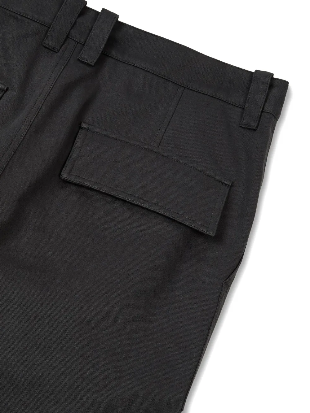 Studio Tomboy Fatigue Cotton Trousers In Brown