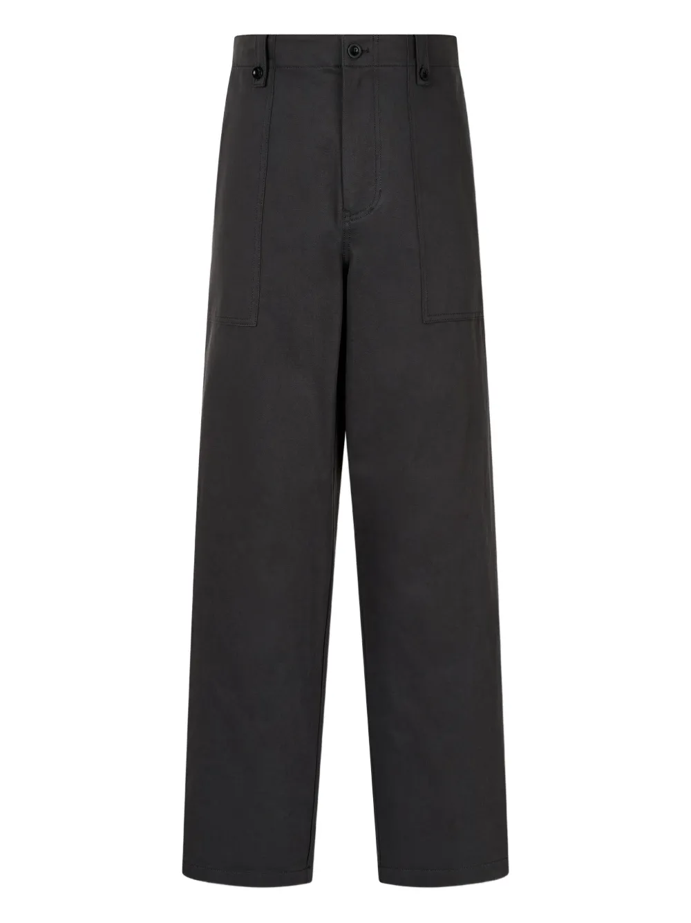 STUDIO TOMBOY Fatigue cotton trousers | Black | Image 1