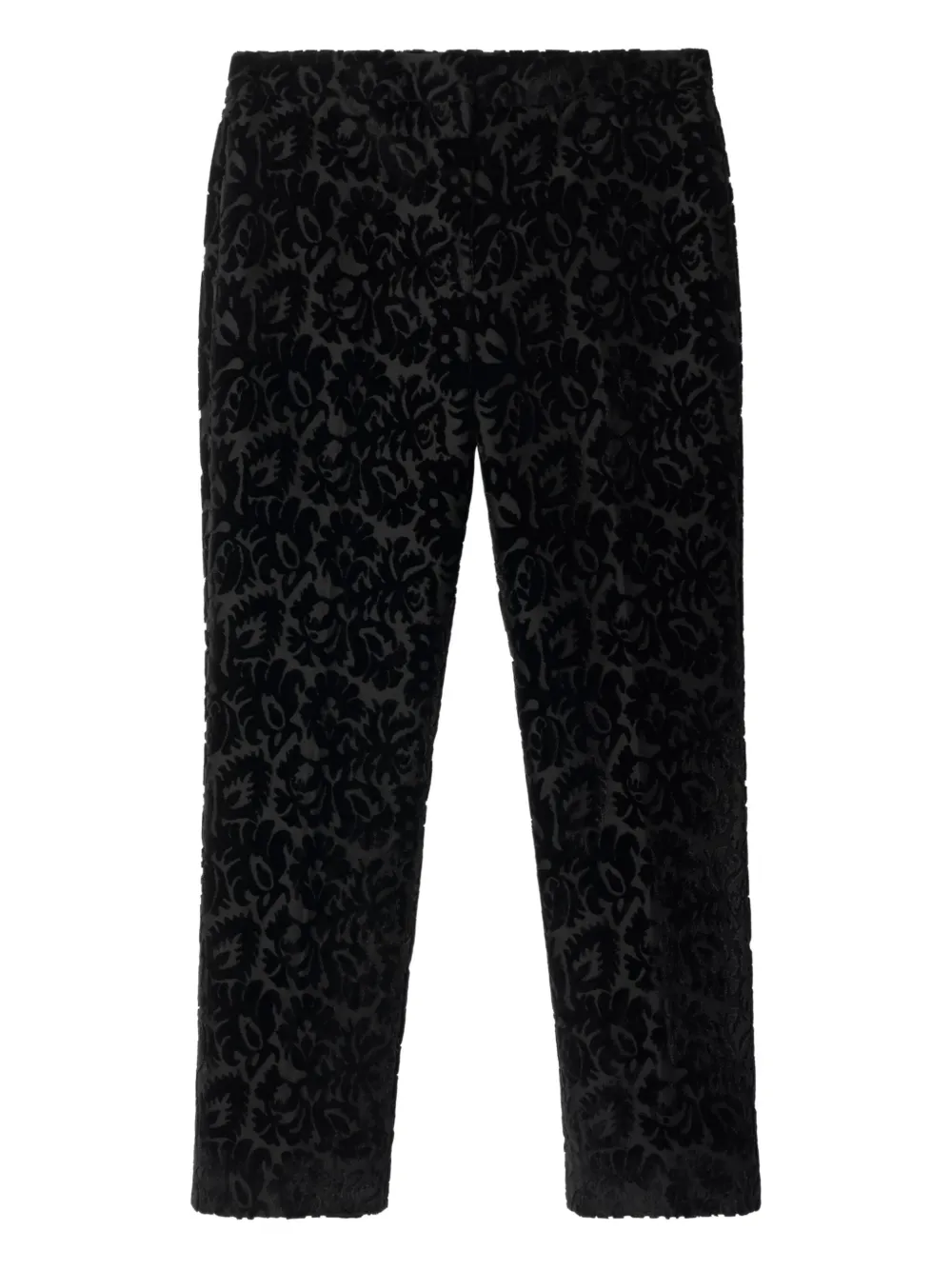 Burberry Pantaloni con effetto jacquard - Nero