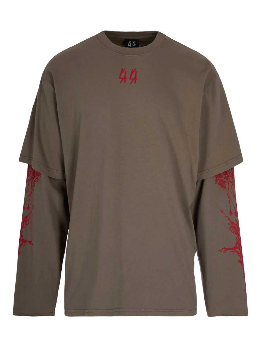 44 LABEL GROUP graphic-print T-shirt | Green | Image 1