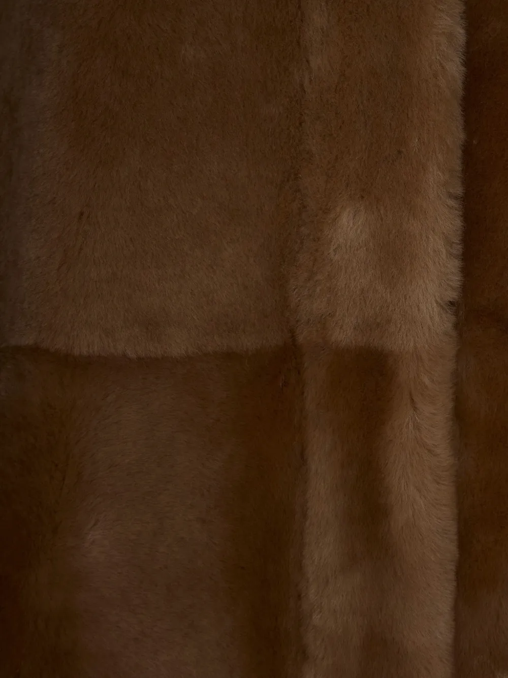 Max Mara Cappotto Melfi In Montone In Brown
