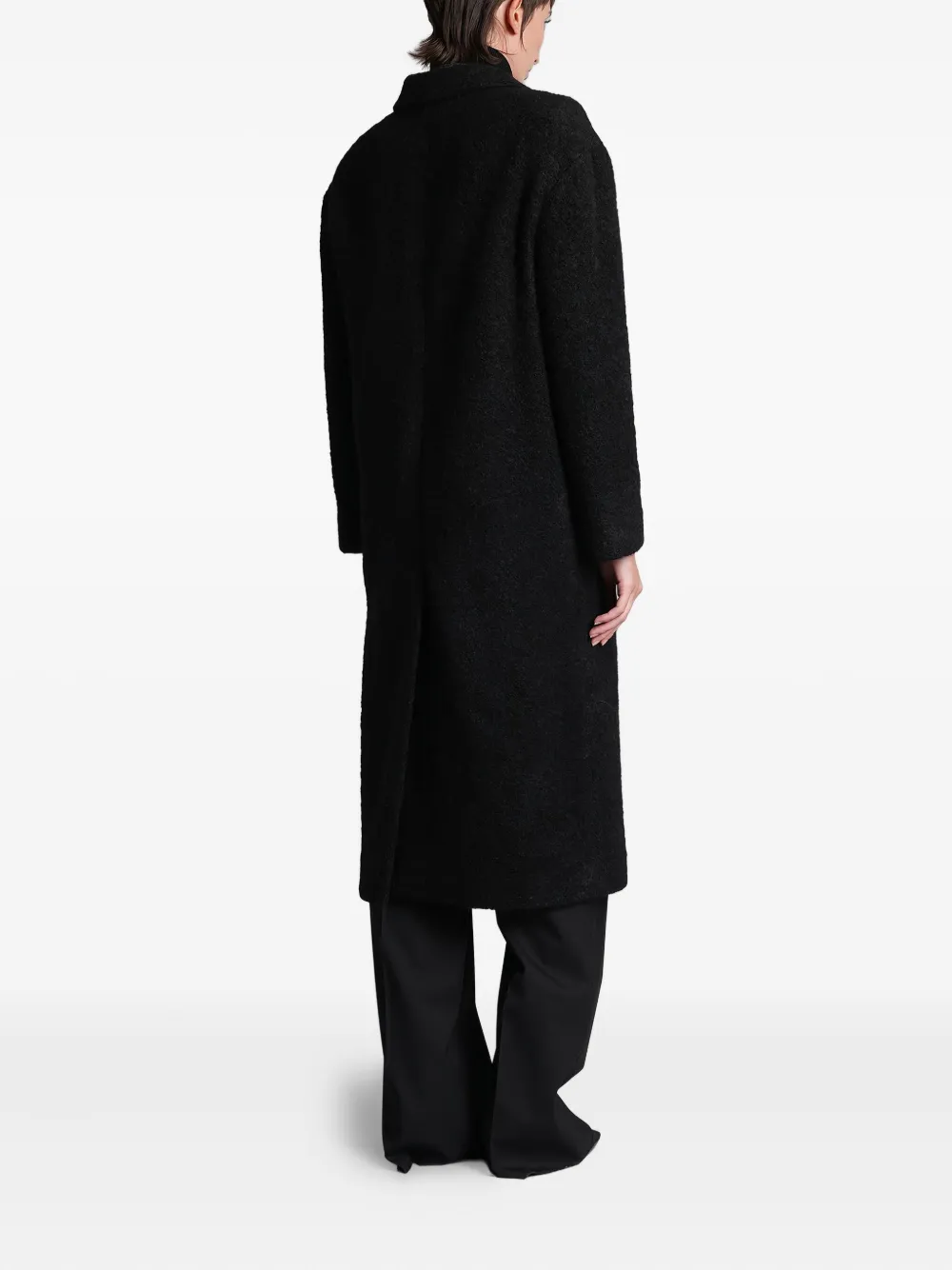 Tagliatore Double-breasted Coat In Black