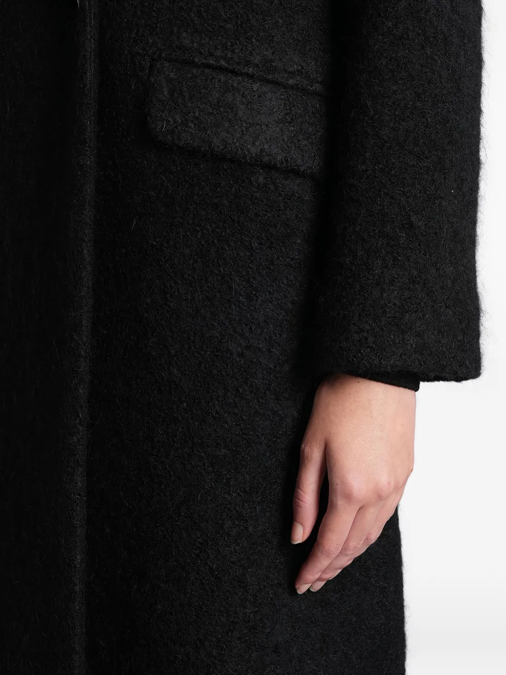 Tagliatore Double-breasted Coat In Black