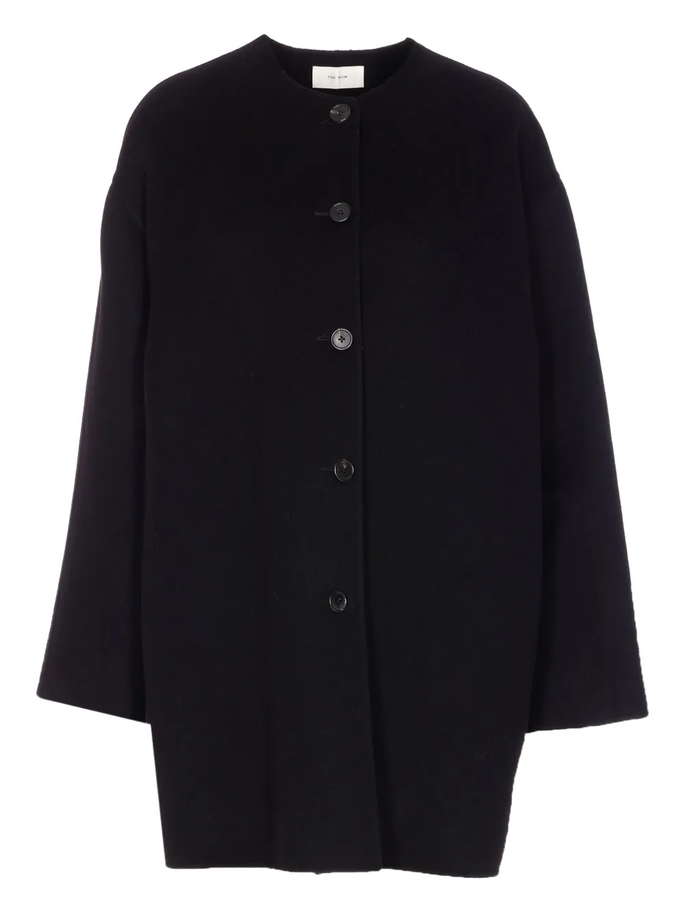 The Row Kala Single-breasted Coat In Black