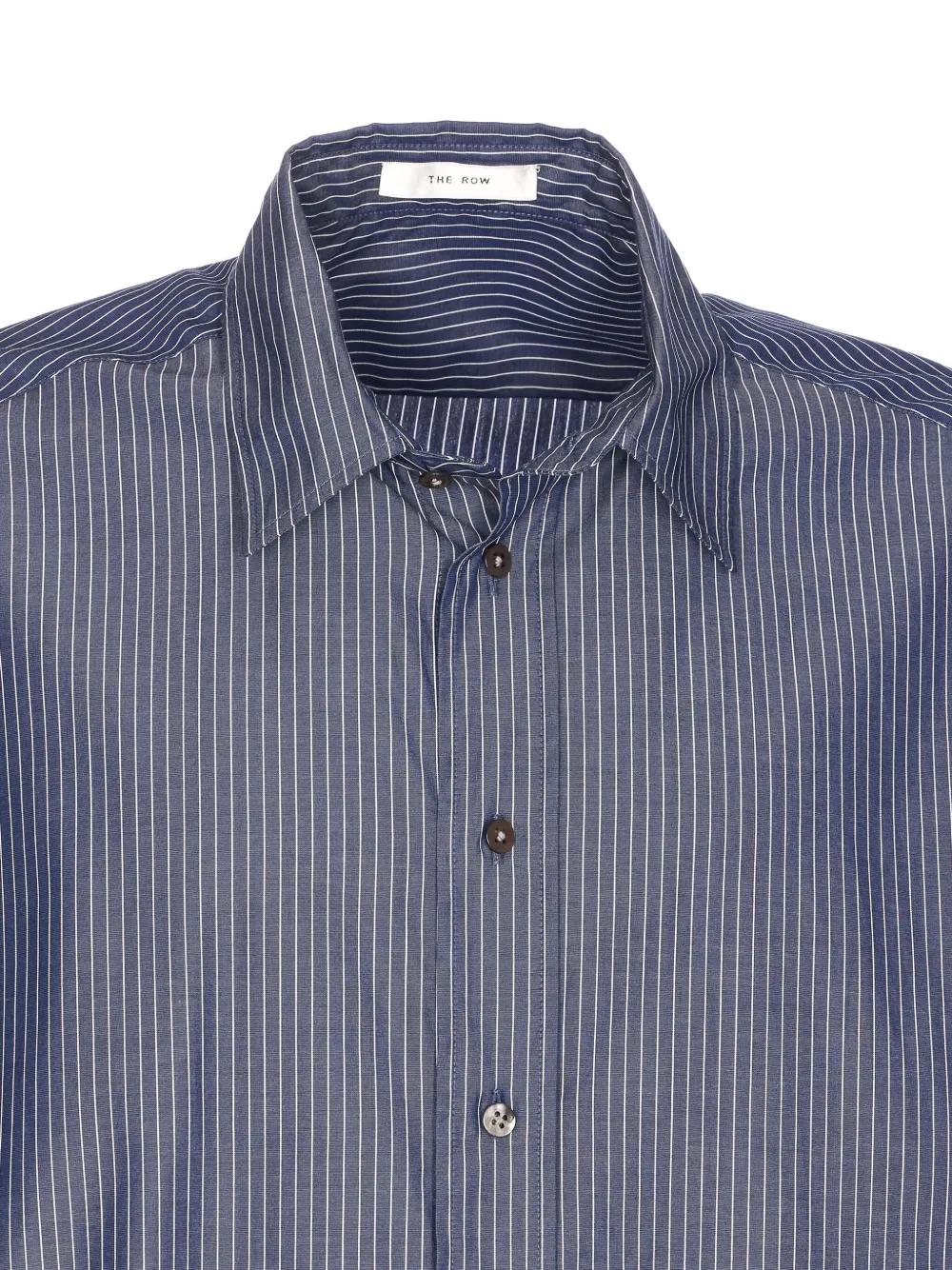 The Row Gestreept overhemd Blauw