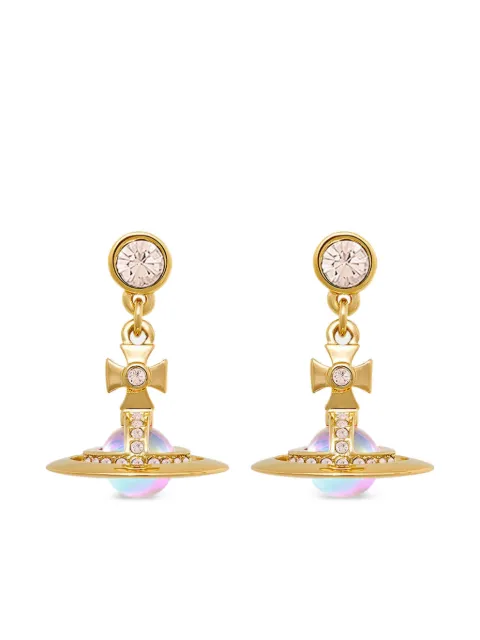 Vivienne Westwood Orb cross earrings