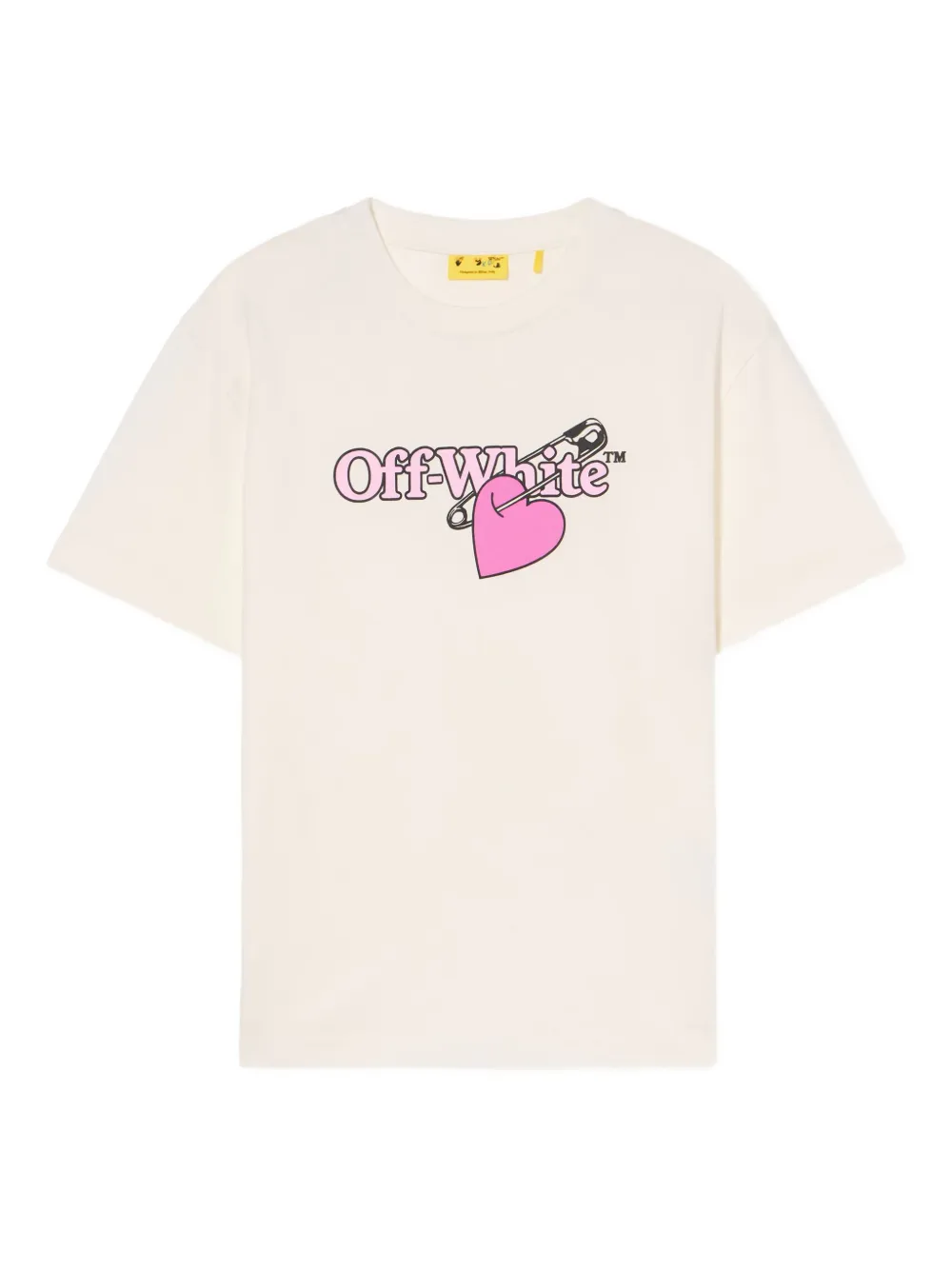 Off-White Kids playera Pop Heart | blanco | Image 1