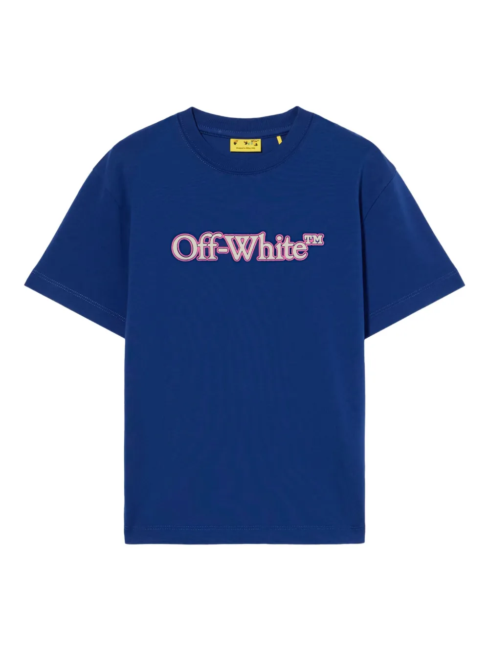 Off-White Kids logo puff T-shirt - Blu