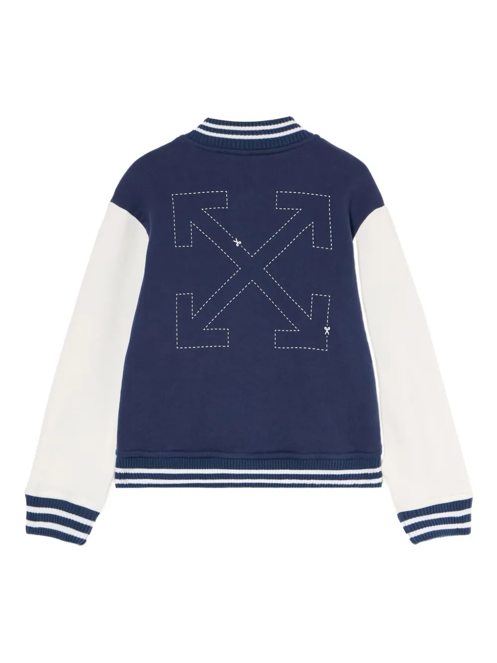 Off-White Kids Arrow Dotline bomberjack Blauw