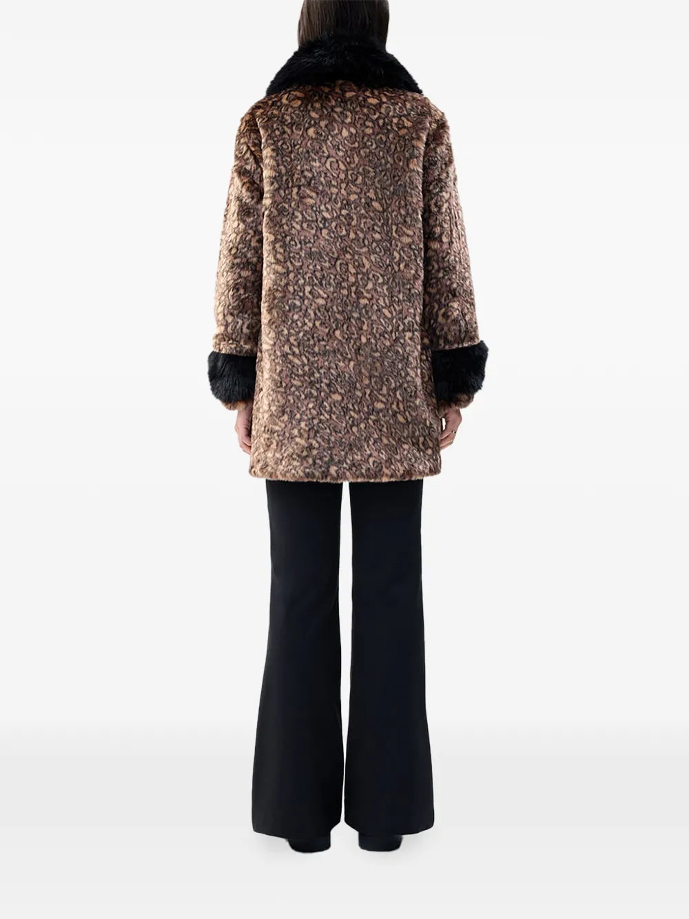  Unreal Fur Planet Earth Tassel Coat - Brown 