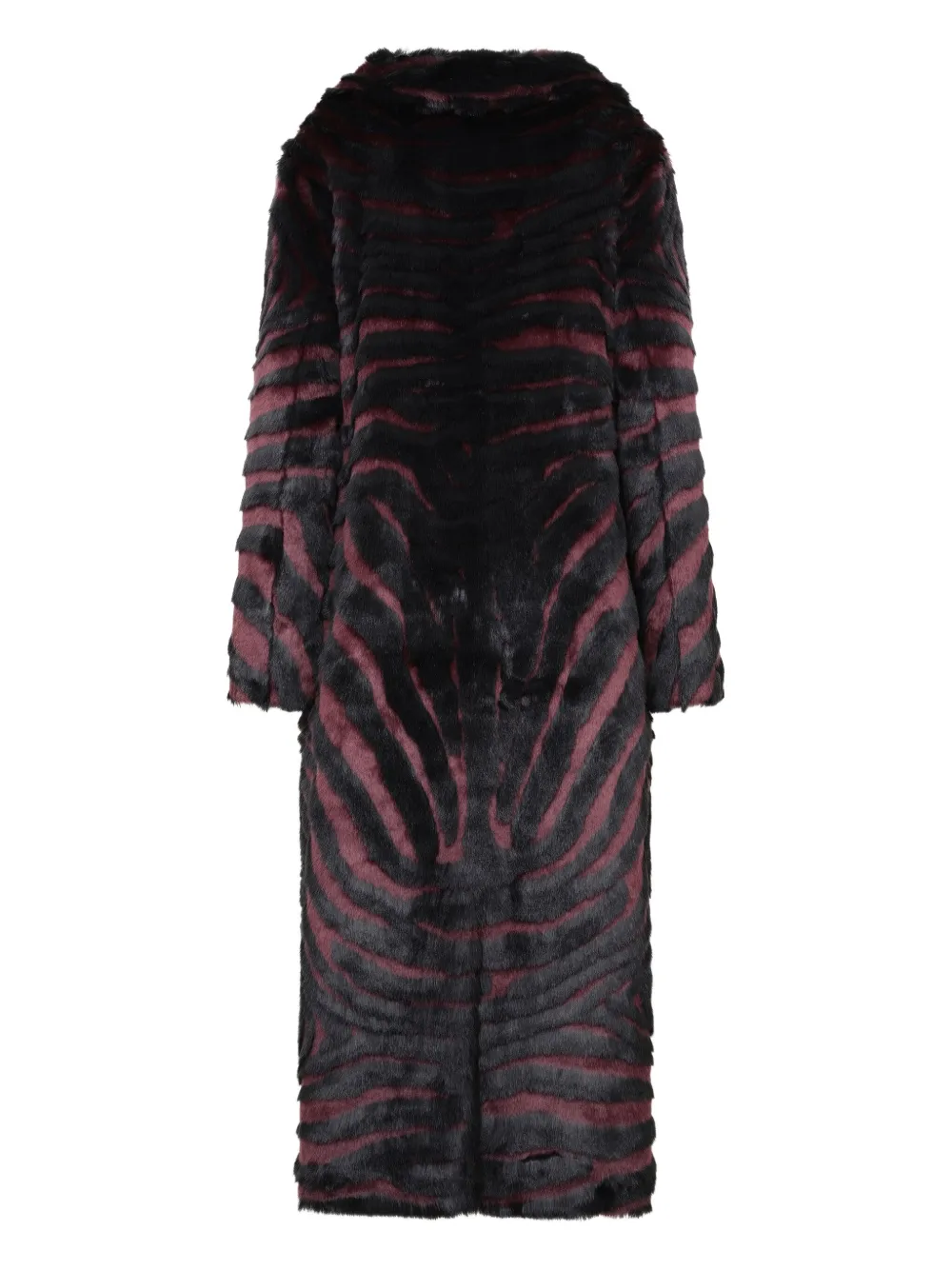 Unreal Fur 곤조 스트라이프 코트 | 인조 퍼 코트 | Image 2