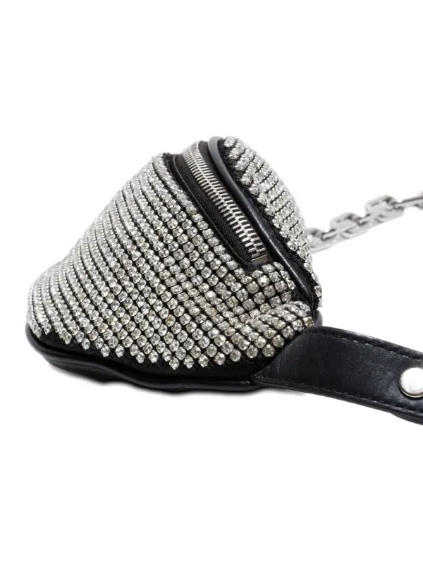 Pre-Owned Alexander Wang 2020-2025 ラインストーン ベルトバッグ