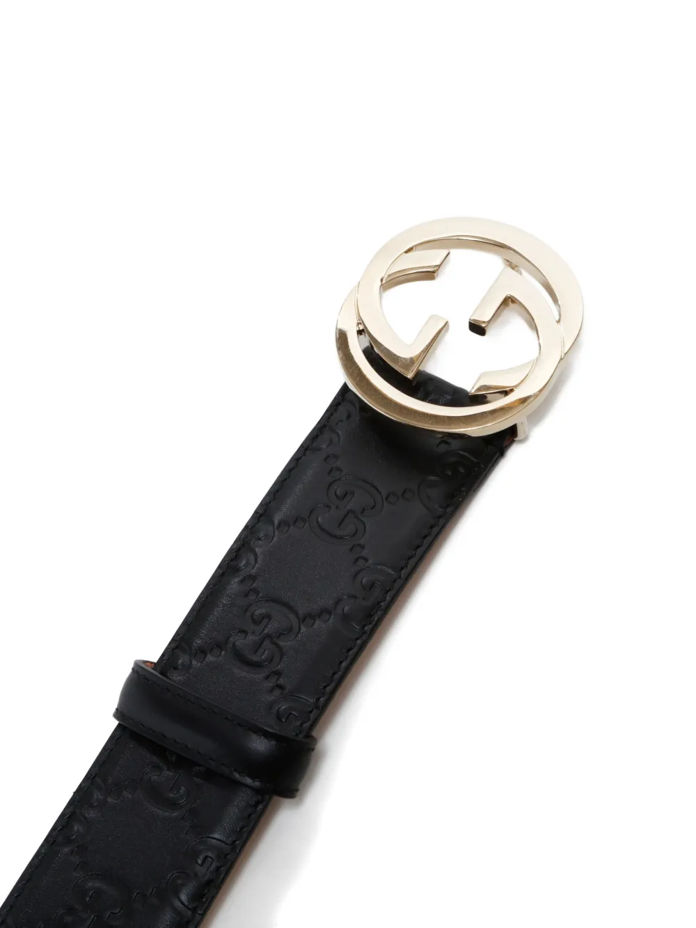 Gucci Pre-Owned 2020s GG Shima Interlocking G belt | Women | Image 2