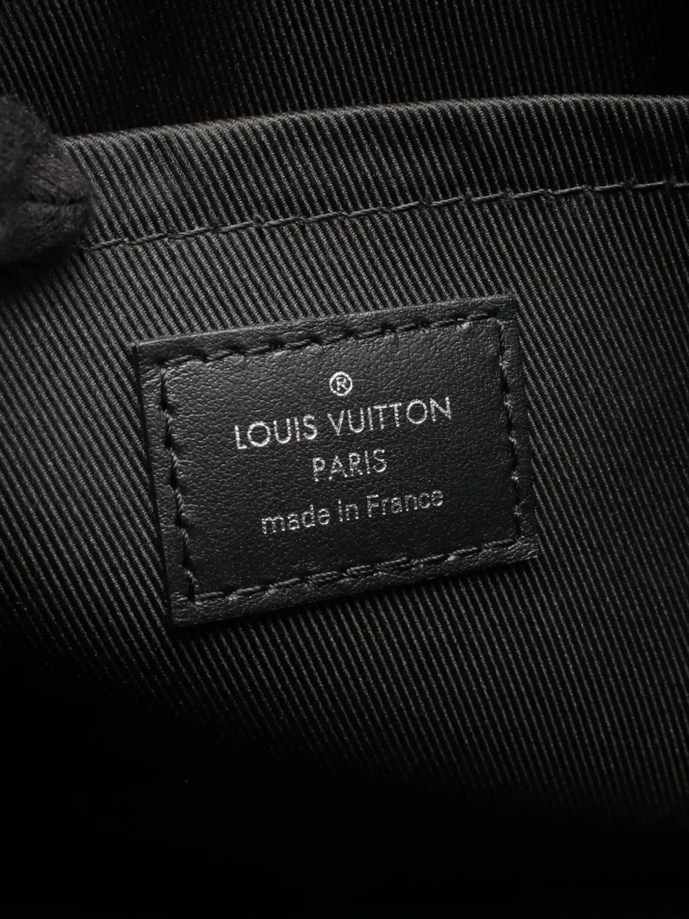 Pre-owned Louis Vuitton 2021-2025 Monogram Eclipse City Keepall Crossbody Bag In Black