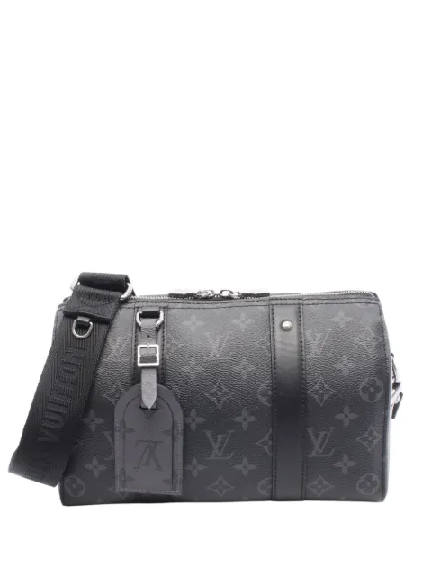 Louis Vuitton Pre-Owned 2021-2025 Monogram Eclipse City Keepall crossbody bag