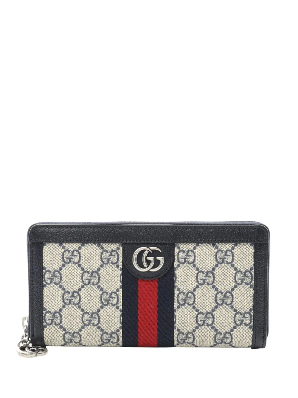 Gucci Pre-Owned 2016-2025 GG Supreme Ophidia Zip Around Wallet long Gucci Pre-Owned 2016-2025 GG Supreme Ophidia Zip Around Wallet long