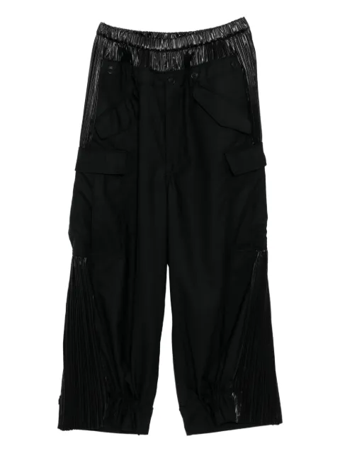 Junya Watanabe pleated-panel cargo-pocket trousers