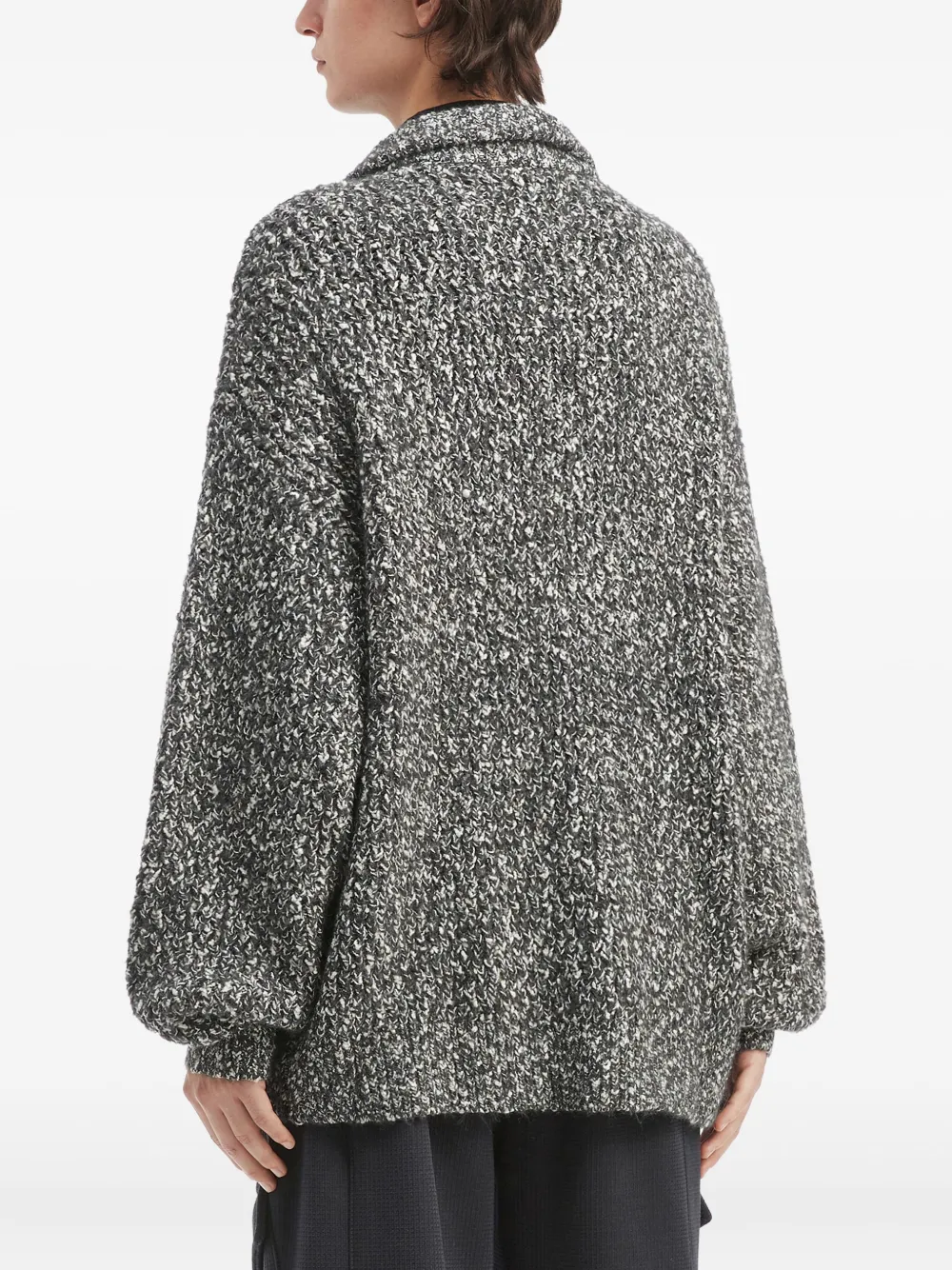 Musium Div. Gebreid vest met knopen Grijs