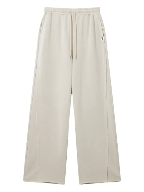 Mini Cream pantalones con cordones en la pretina