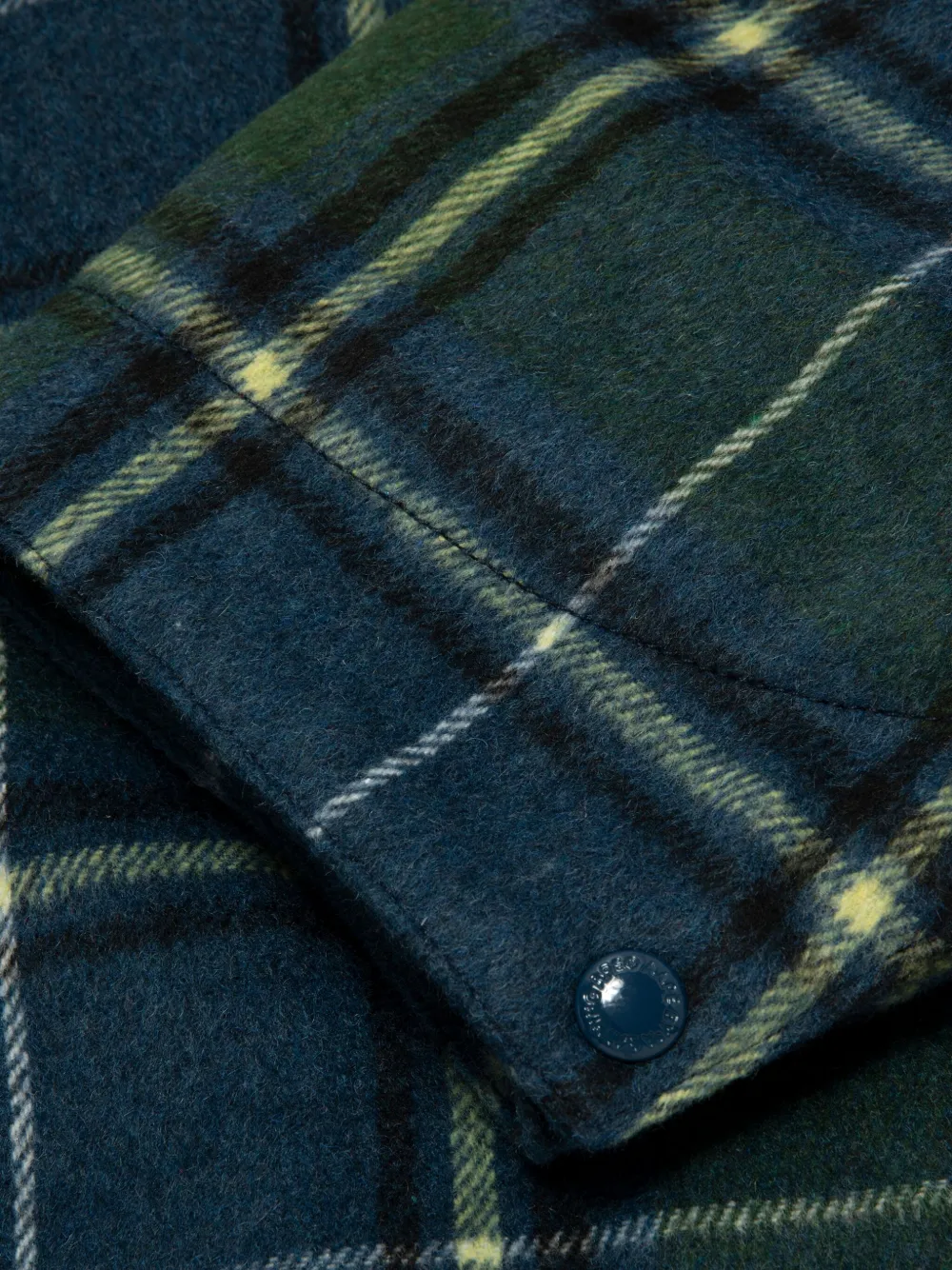 AAPE BY *A BATHING APE Geruit jack met applicatie Blauw