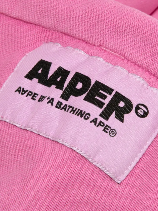 AAPE BY *A BATHING APE® ニット パーカー | ピンク | FARFETCH JP