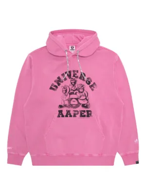 AAPE BY *A BATHING APE® ジップアップ パーカー | ピンク | FARFETCH JP