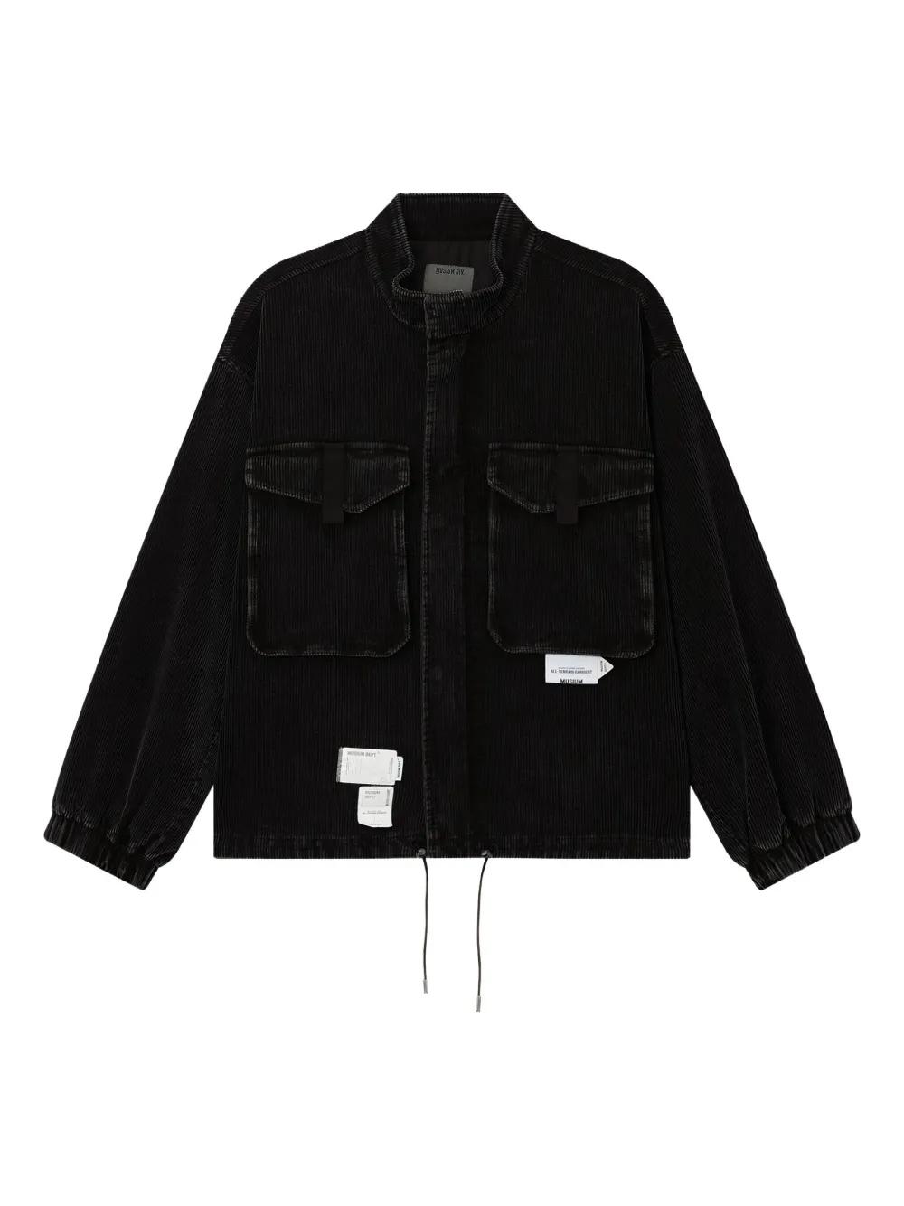 Musium Div. pocket corduroy jacket | Black | Image 1