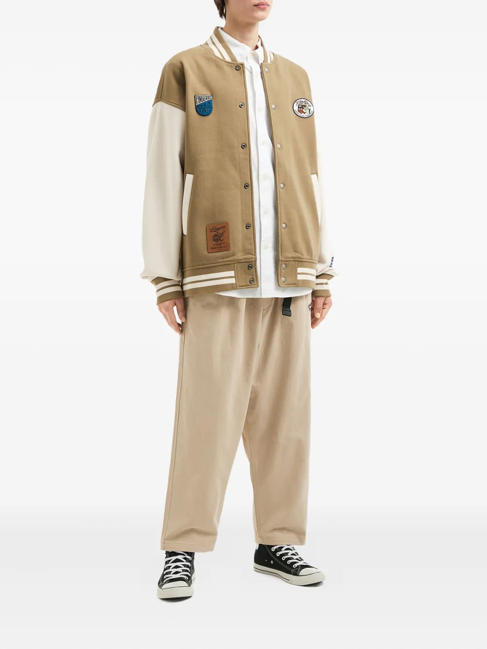 FINGERCROXX patch buttoned jacket | Bomber Jackets | Image 2