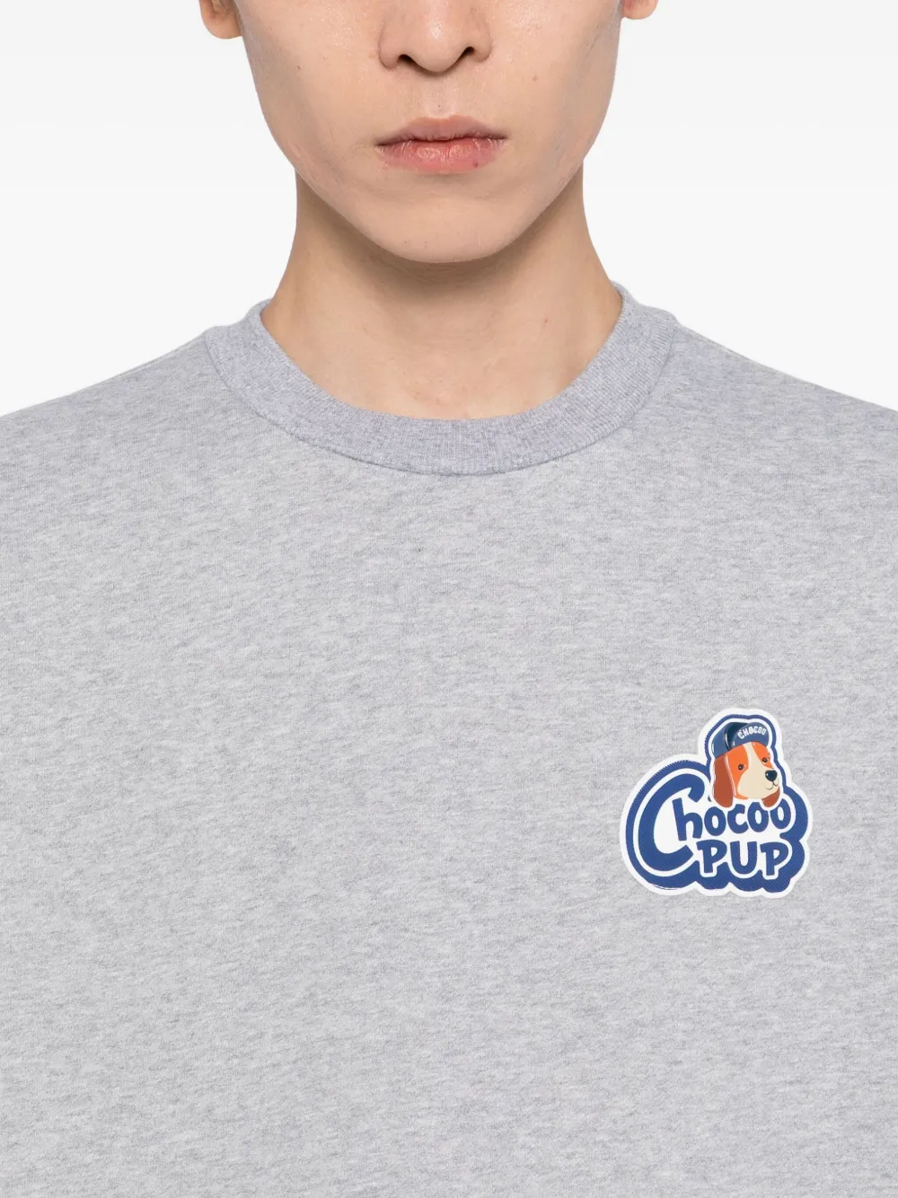 CHOCOOLATE Chocoo-pop sweater Grijs