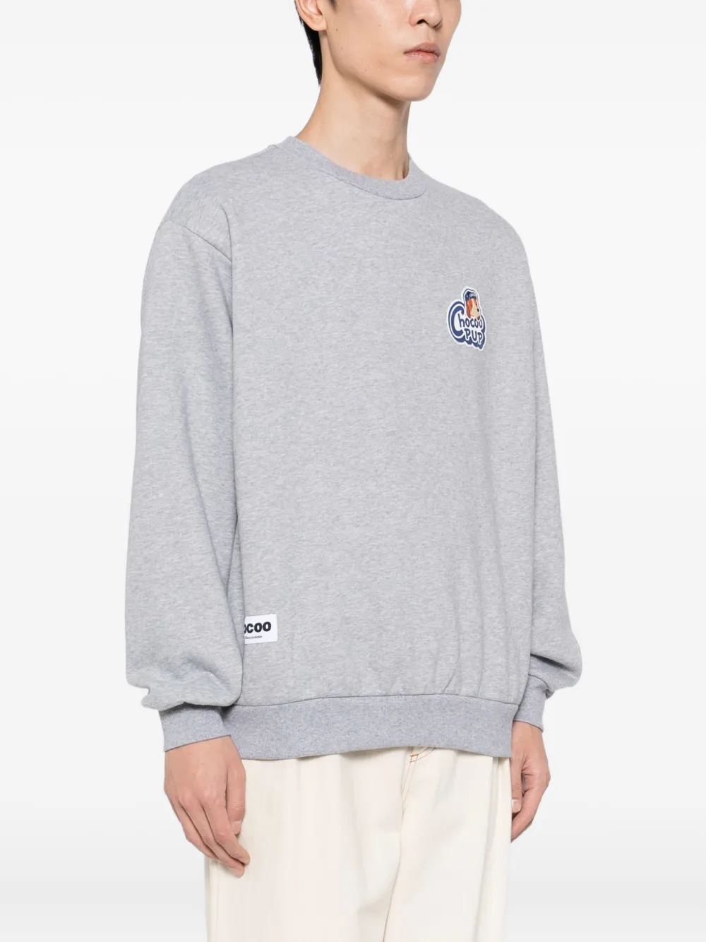 CHOCOOLATE Chocoo-pop sweater Grijs