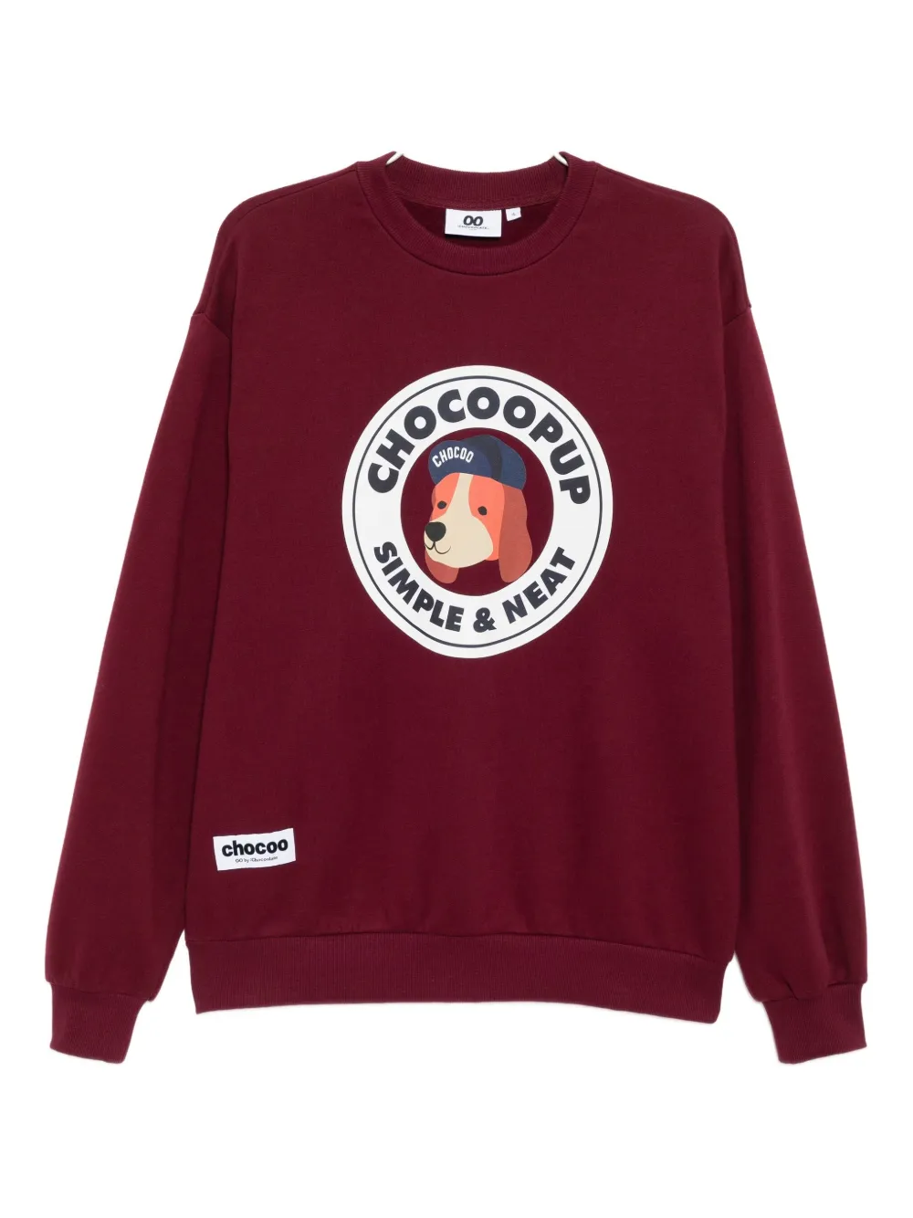 CHOCOOLATE chocoo-pup sweatshirt | Red | Image 1