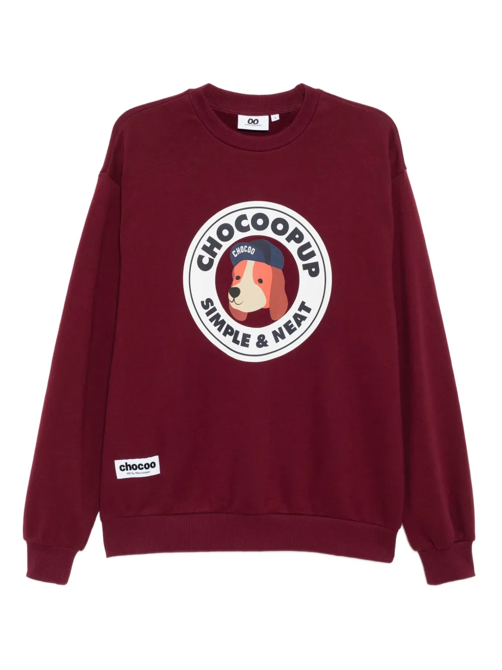 CHOCOOLATE sudadera con cuello redondo | rojo | Image 1