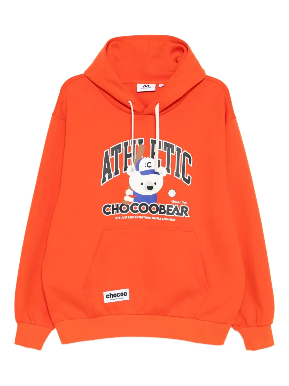 CHOCOOLATE hoodie con motivo Chocoo Bear | naranja | Image 1