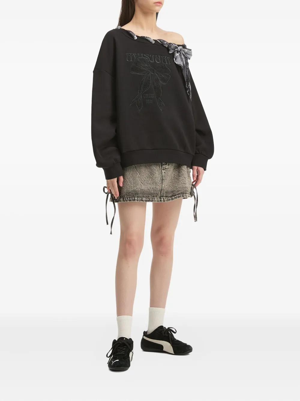Musium Div. sudadera con aplique de moño | Sudaderas | Image 2