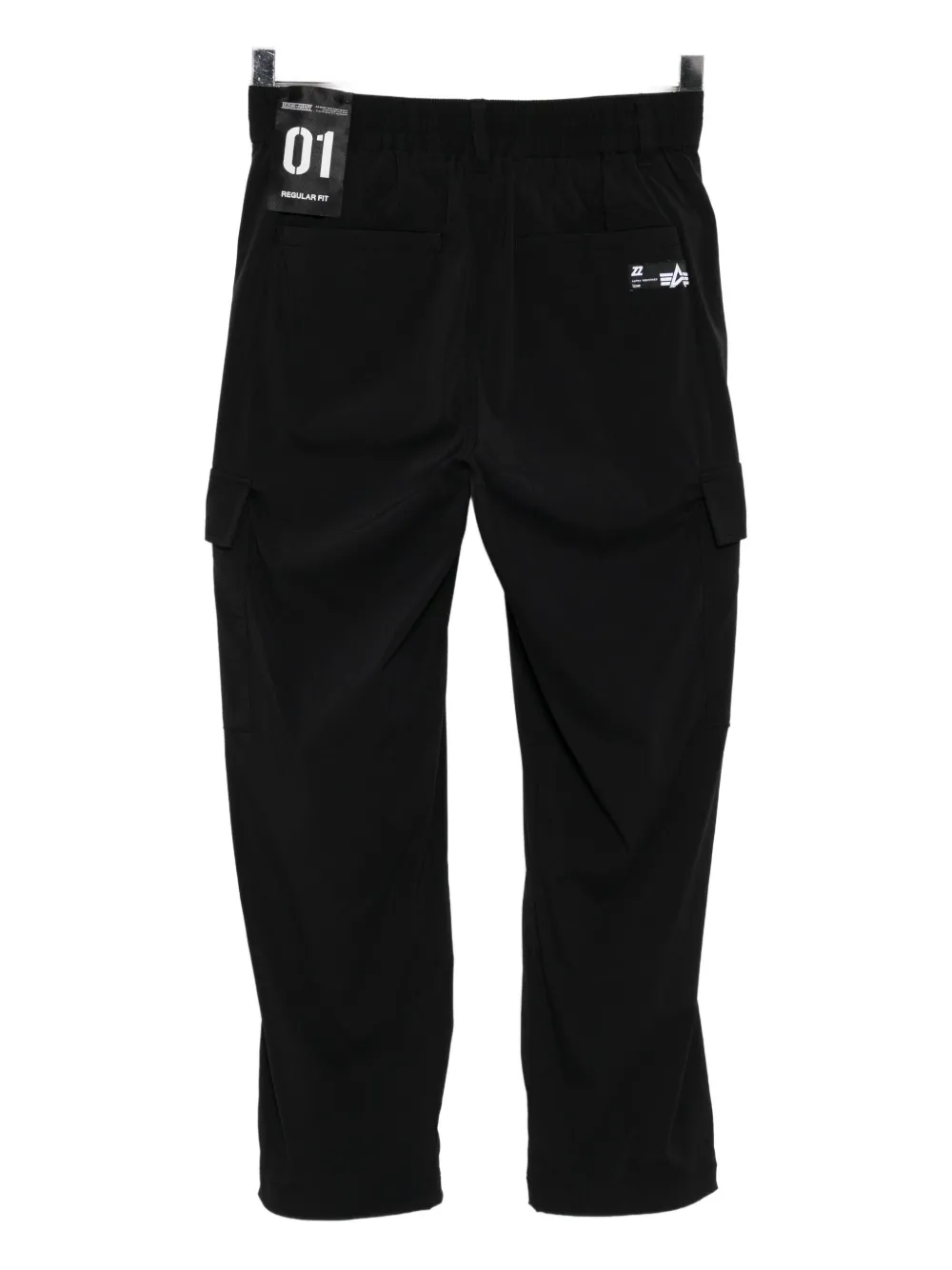Izzue Cargo broek met logo - Zwart