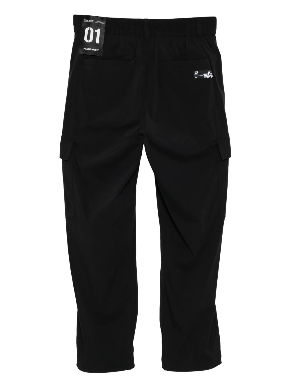 izzue pantalones cargo con logo | Pantalones rectos y con corte regular | Image 2