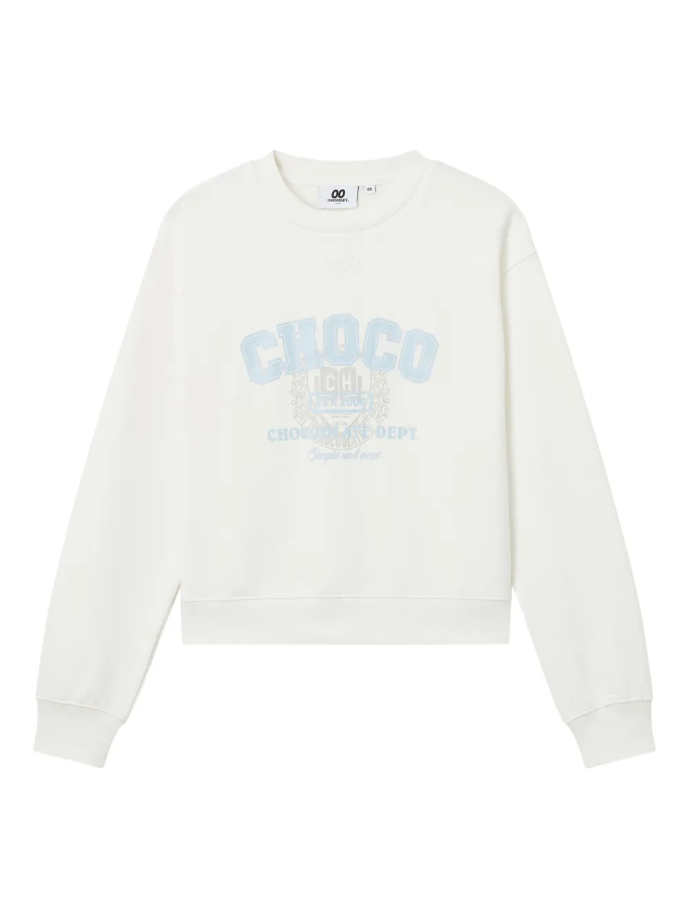 CHOCOOLATE logo-print sweatshirt | Neutrals | Image 1