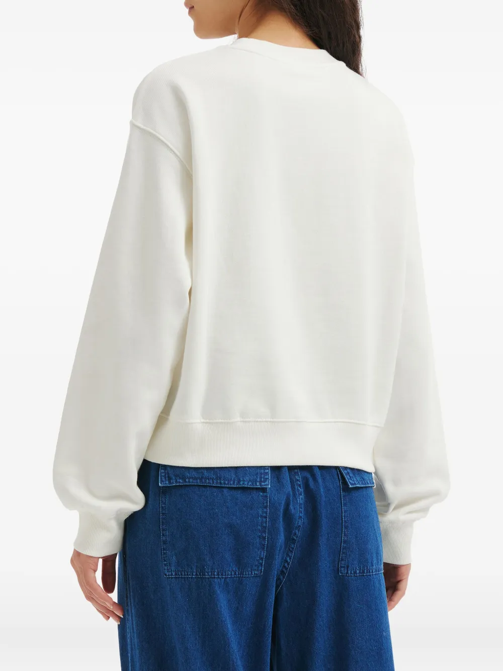 Chocoolate Logo-print Sweatshirt In White