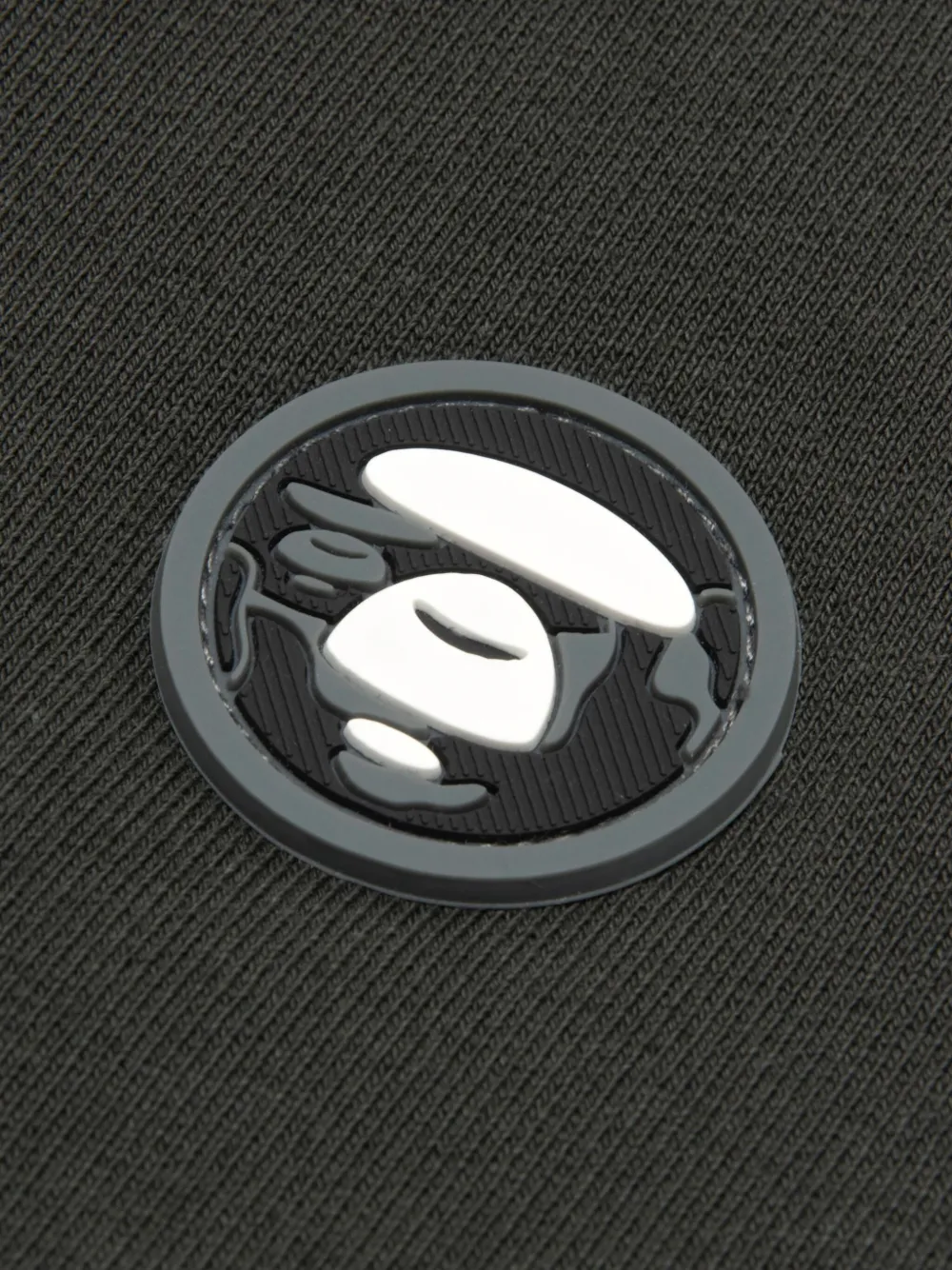 Aape By A Bathing Ape Zip Appliqué Sweatshirt In Black