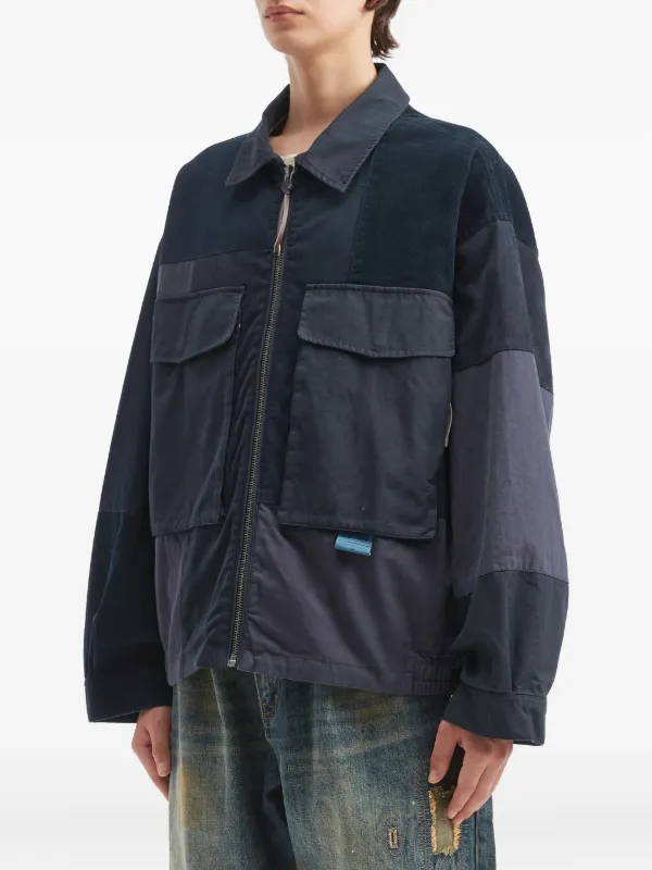 Aftermaths パッチワーク ジャケット | ブルー | FARFETCH JP